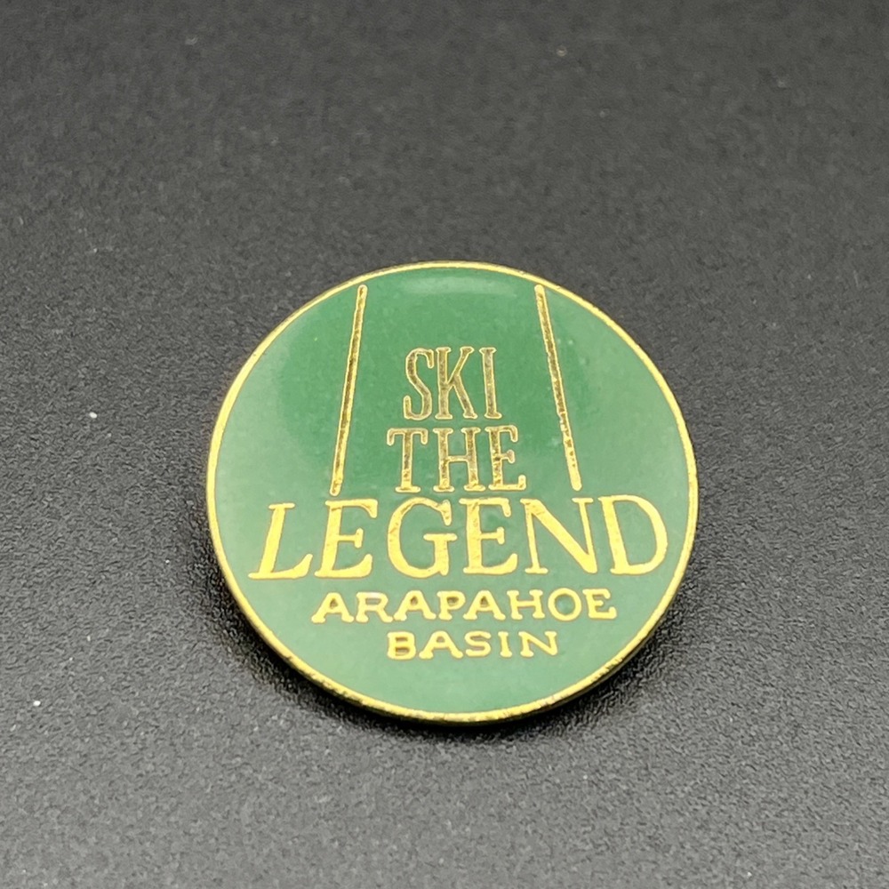Ski The Legend‎ Arapahoe Basin Lapel Hat Pin